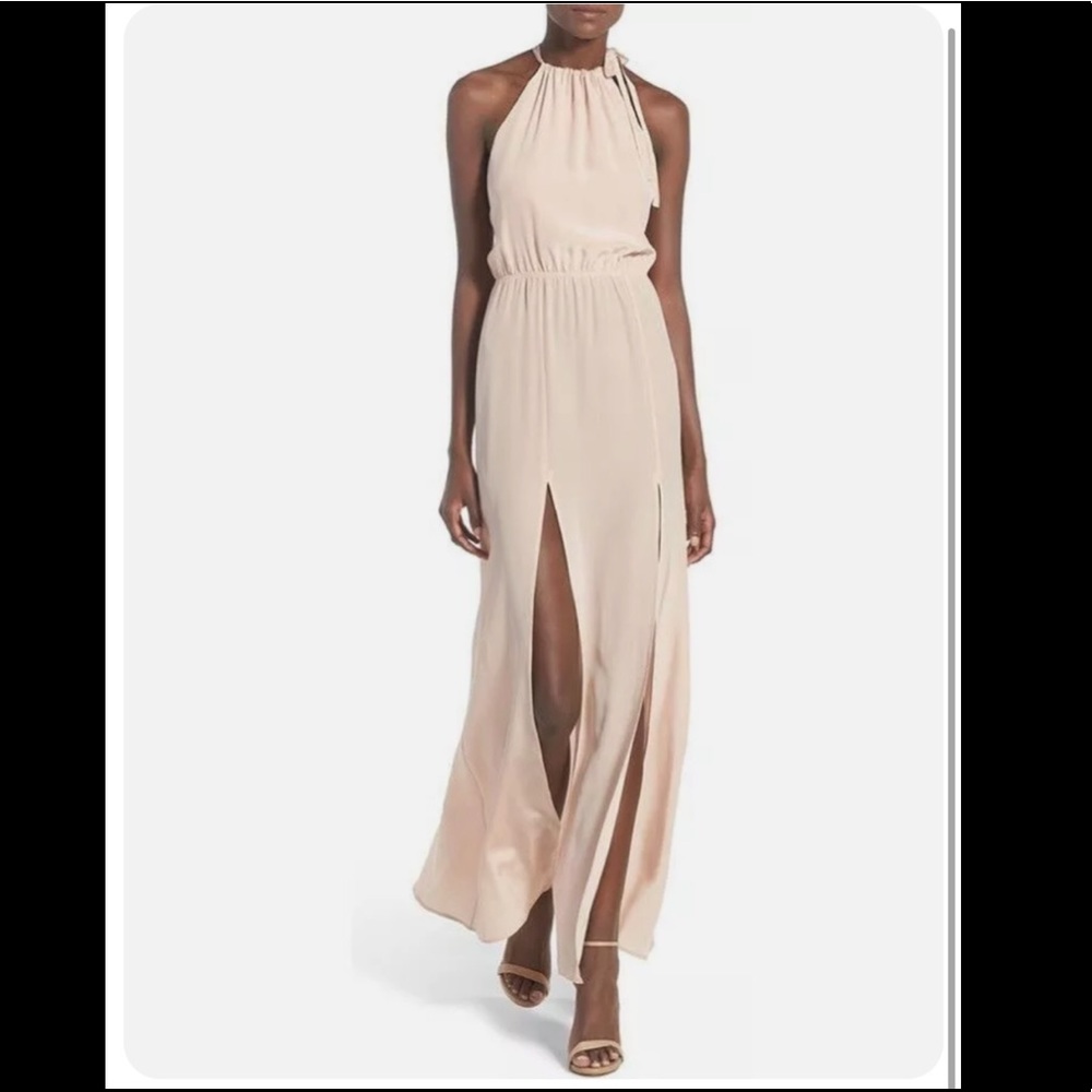 Stone Cold Fox Onyx Gown in dusty rose. Size 2